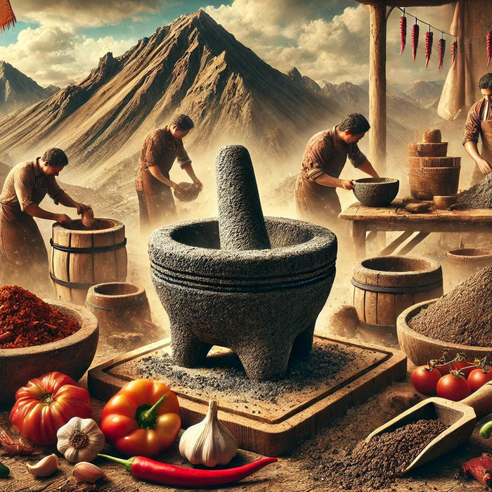 How Volcanic Stone Molcajetes Are Crafted: From Mountain to Kitchen - CEMCUI