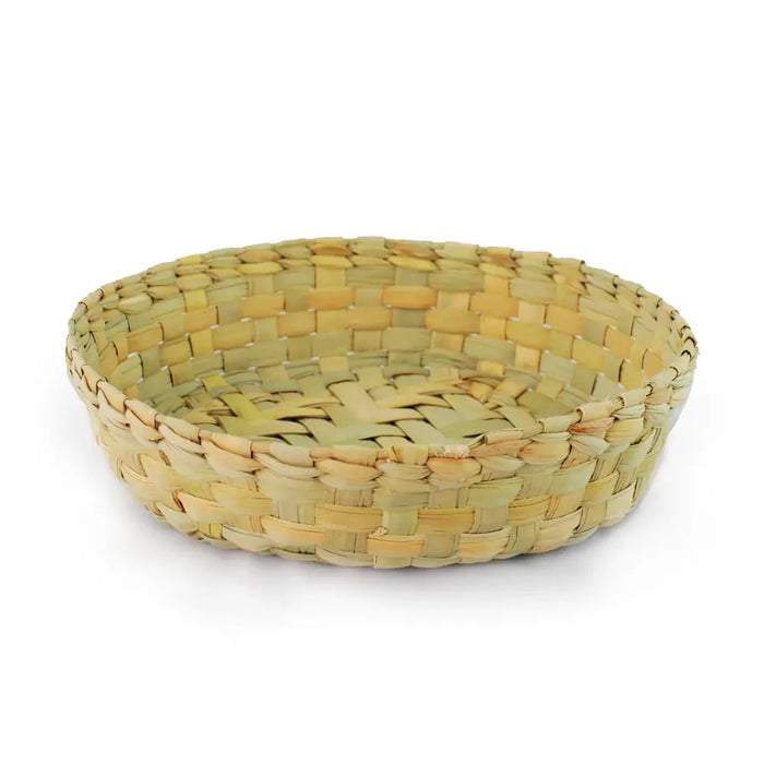 La Mexicana Bread Basket/ Panero Palm-Round 9.5" - Case - 6 Units