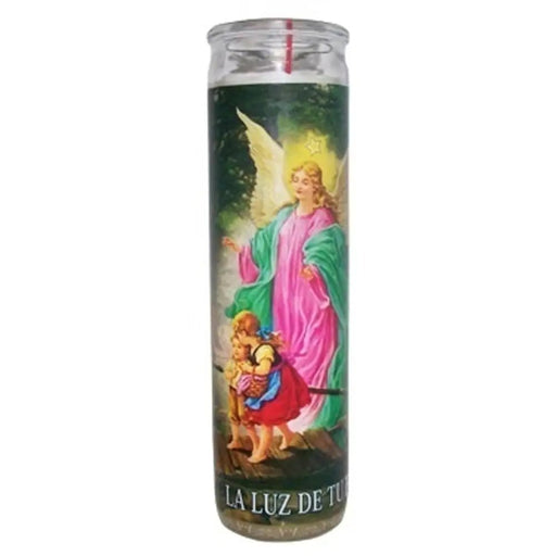 Angel de la Guarda White Candle tall - Case - 12 Units - CEMCUI