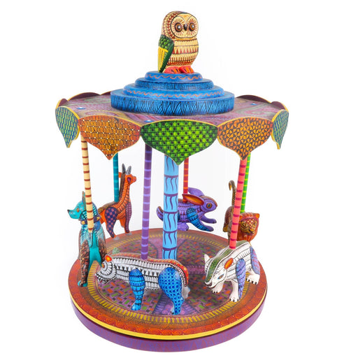 Animal Carousel - Oaxacan Alebrije Wood Carving - CEMCUI