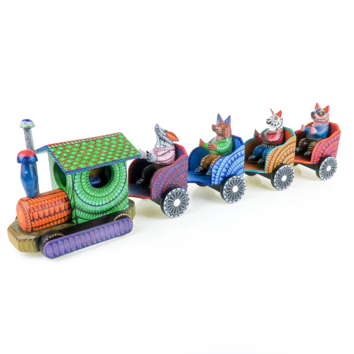 Animal Train - Oaxacan Alebrije Wood Carving - CEMCUI