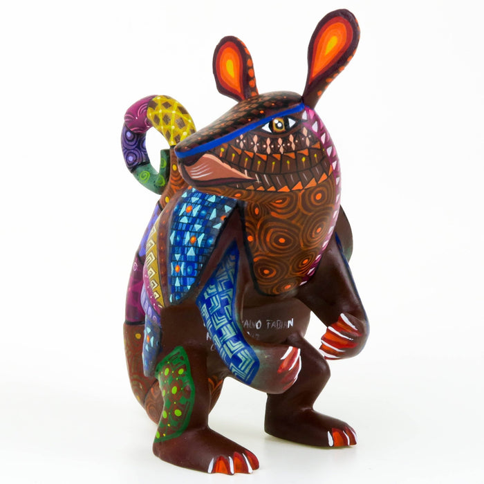 Armadillo - Oaxacan Alebrije Wood Carving - CEMCUI