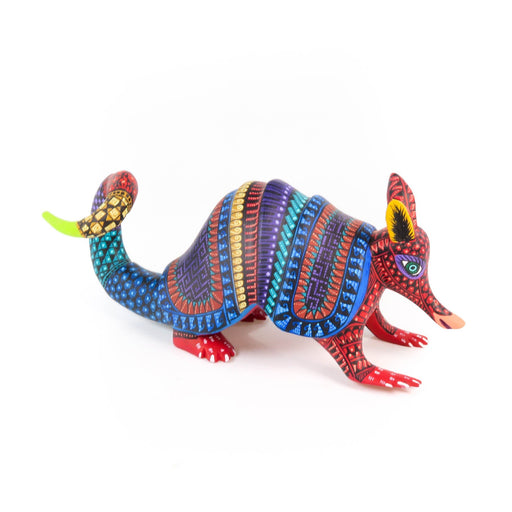 Armadillo - Oaxacan Alebrije Wood Carving - CEMCUI