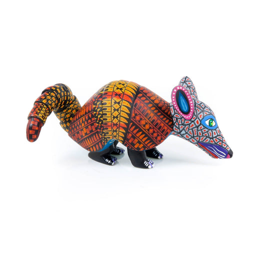 Armadillo - Oaxacan Alebrije Wood Carving - CEMCUI