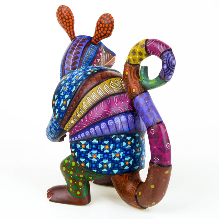 Armadillo - Oaxacan Alebrije Wood Carving - CEMCUI