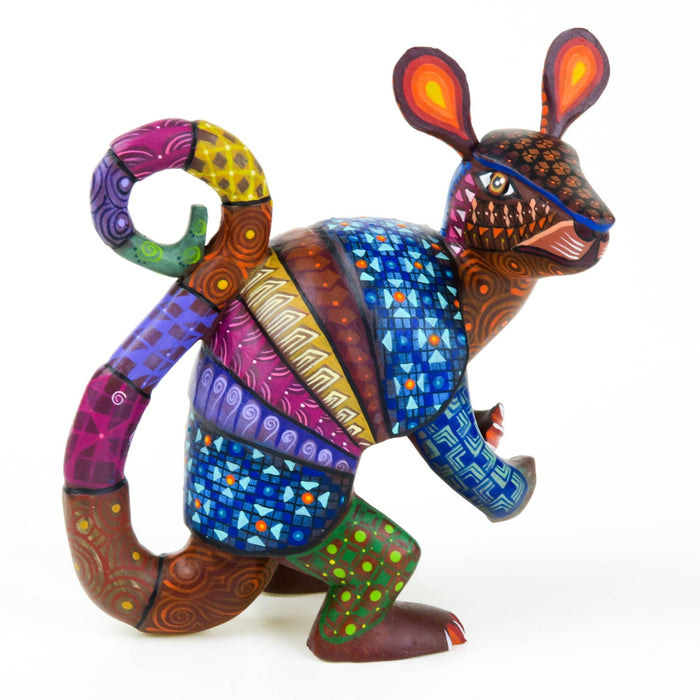 Armadillo - Oaxacan Alebrije Wood Carving - CEMCUI