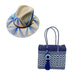 Artisan Accessories Set: Agave Embroidered Hat & Mexican Box Bag - CEMCUI