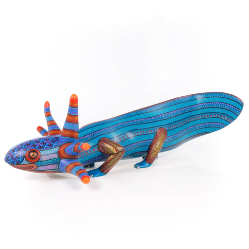 Axolotl - Oaxacan Alebrije Wood Carving - CEMCUI