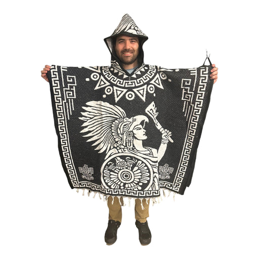 Aztec Warrior Poncho 40x43 Inches (each side) - CEMCUI