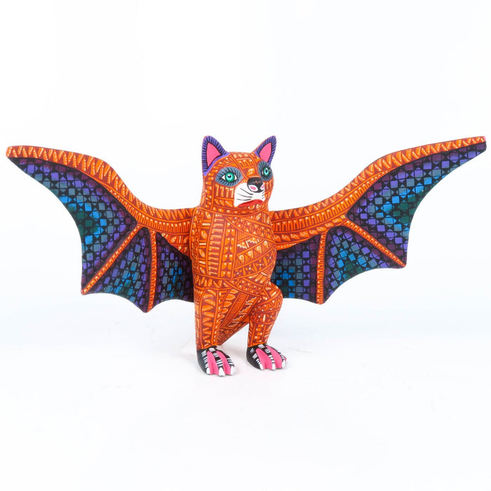 Bat - Oaxacan Alebrije Wood Carving - CEMCUI