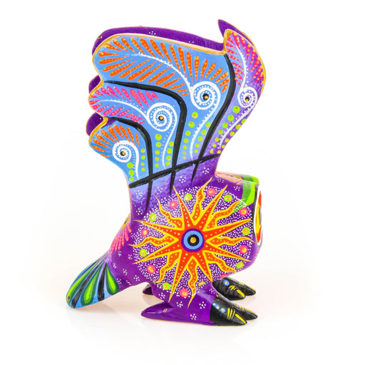 Beautiful Owl - Oaxacan Alebrije Wood Carving - CEMCUI