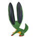 Big Eared Rabbit (Green) - Oaxacan Alebrije Wood Carving - CEMCUI