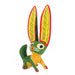 Big Eared Rabbit (Green) - Oaxacan Alebrije Wood Carving - CEMCUI