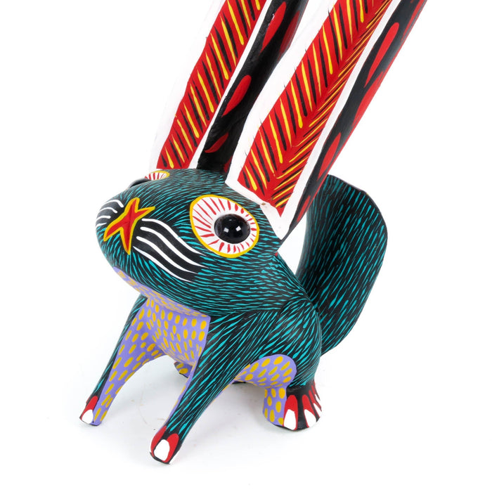 Big Eared Rabbit - Oaxacan Alebrije Wood Carving - CEMCUI