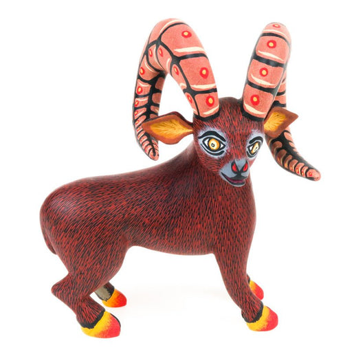 Bighorn Ram - Oaxacan Alebrije Wood Carving - Eleazar Morales - CEMCUI