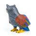 Bird Raccoon Fusion - Oaxacan Alebrije Wood Carving - CEMCUI