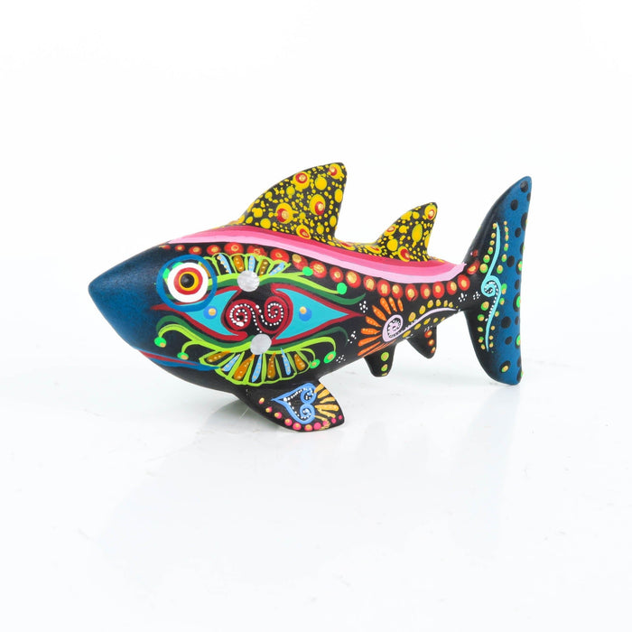 Black Shark - Oaxacan Alebrije Wood Carving - CEMCUI