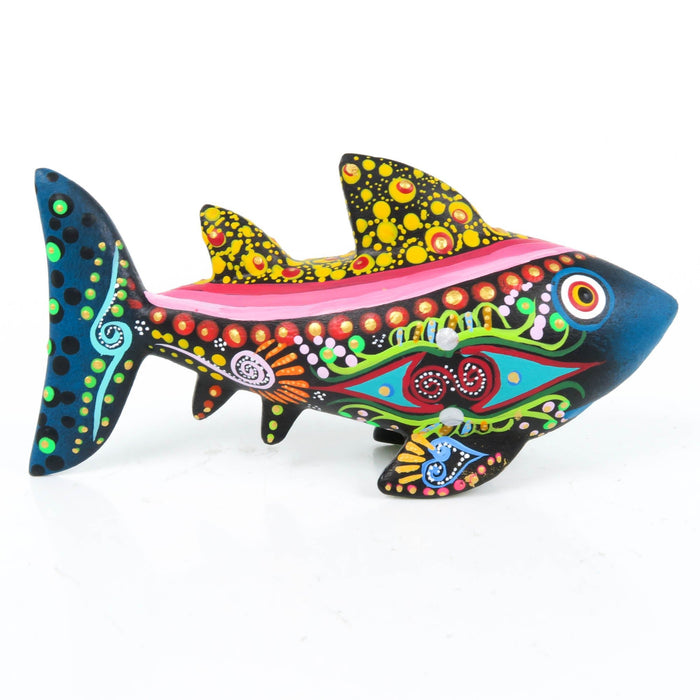 Black Shark - Oaxacan Alebrije Wood Carving - CEMCUI