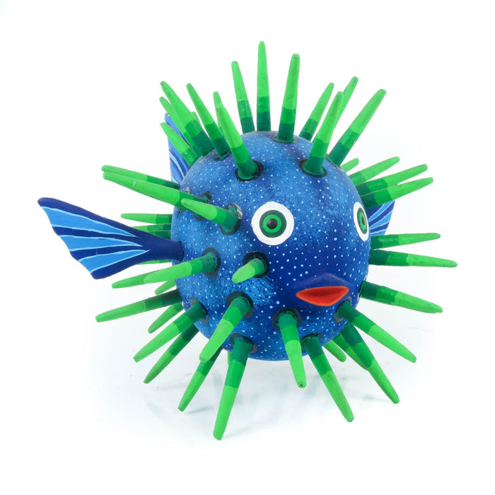 Blowfish - Oaxacan Alebrije Wood Carving Sculpture - CEMCUI