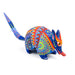 Blue Armadillo - Oaxacan Alebrije Wood Carving Mexican Folk Art Sculpture - CEMCUI