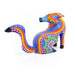 Blue Coyote - Oaxacan Alebrije Wood Carving - CEMCUI