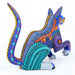 Blue Dog - Oaxacan Alebrije Wood Carving - CEMCUI