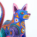 Blue Dog - Oaxacan Alebrije Wood Carving - CEMCUI