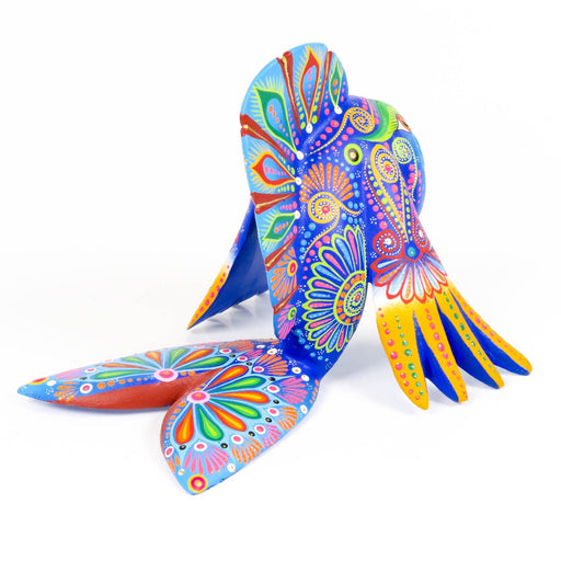 Blue Fish - Oaxacan Alebrije Wood Carving - CEMCUI