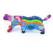 Blue Hippopotamus - Oaxacan Alebrije Wood Carving - CEMCUI