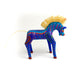 Blue Horse - Oaxacan Alebrije Wood Carving - CEMCUI