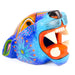 Blue Jaguar Head - Oaxacan Alebrije Wood Carving - CEMCUI