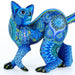 Blue Lemur - Oaxacan Alebrije Wood Carving - CEMCUI