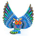 Blue Owl - Oaxacan Alebrije Wood Carving - CEMCUI