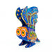 Blue Owl - Oaxacan Alebrije Wood Carving - CEMCUI