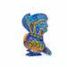 Blue Owl - Oaxacan Alebrije Wood Carving - CEMCUI