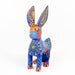 Blue Rabbit - Oaxacan Alebrije Wood Carving - CEMCUI