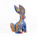 Blue Rabbit - Oaxacan Alebrije Wood Carving - CEMCUI