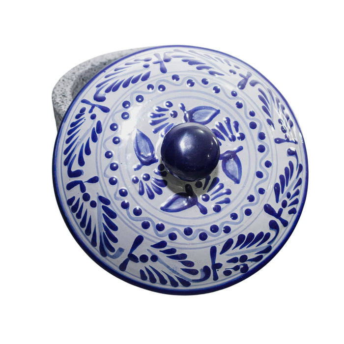 Blue Talavera Lid 8" - CEMCUI