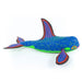 Blue Whale - Oaxacan Alebrije Wood Carving - Eleazar Morales - CEMCUI