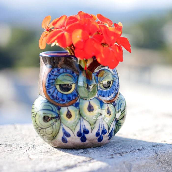 Ceramic Owl Planter - CEMCUI