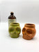 Ceramic - Set of 4 Skull - Shaped Mezcal/Tequila Shot Glasses – Inspired by Mexican Folklore - CEMCUI