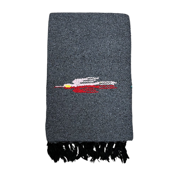 Charcoal Thunderbird Baja Blanket - CEMCUI