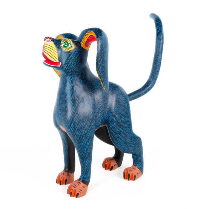 Cheerful Dog - Oaxacan Alebrije Wood Carving - CEMCUI