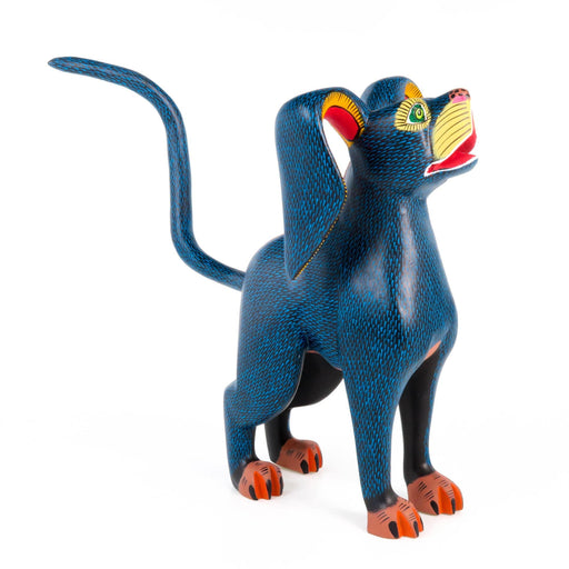 Cheerful Dog - Oaxacan Alebrije Wood Carving - CEMCUI