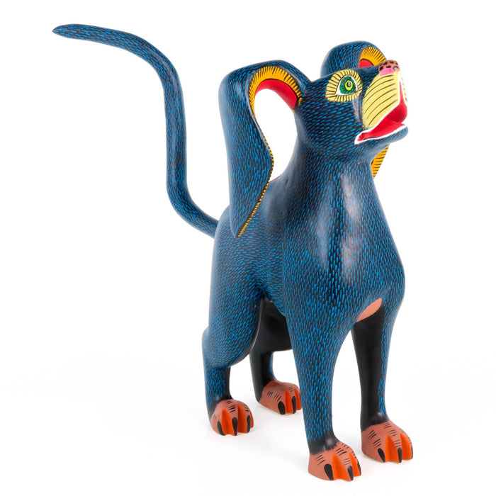 Cheerful Dog - Oaxacan Alebrije Wood Carving - CEMCUI