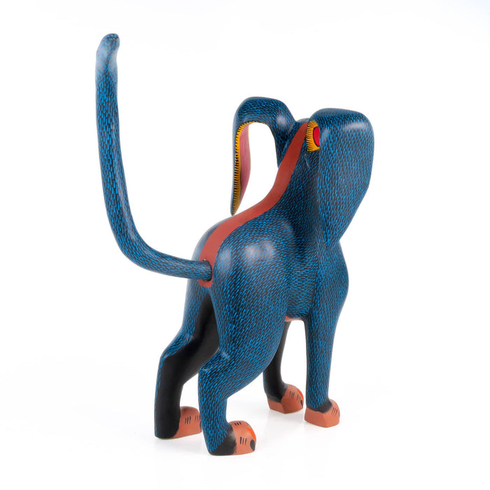 Cheerful Dog - Oaxacan Alebrije Wood Carving - CEMCUI