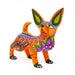 Chihuahua - Oaxacan Alebrije Wood Carving - CEMCUI