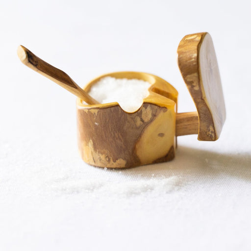 Coffeewood Mini Salt Box and Spoon - CEMCUI