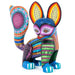 Colorful Fox - Oaxacan Alebrije Wood Carving - CEMCUI