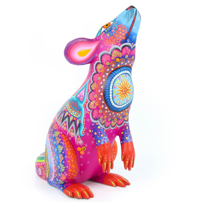 Colorful Mouse - Oaxacan Alebrije Wood Carving - CEMCUI